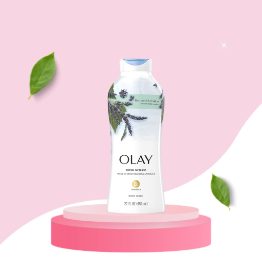 Sữa Tắm Olay Fresh Outlast Notes Of Brich Water & Lavender 650ml