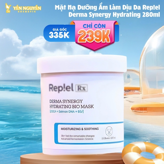 Mặt nạ Repiel Rx Derma Synergy Hydrating Bio Mask 280ml