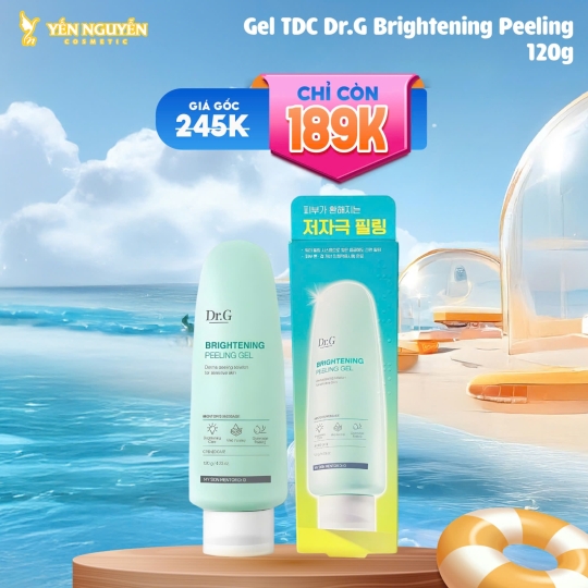 Tẩy Tế Bào Chết Dạng Gel Dịu Nhẹ, Làm Sáng Da Dr.G Brightening Peeling Gel 120g
