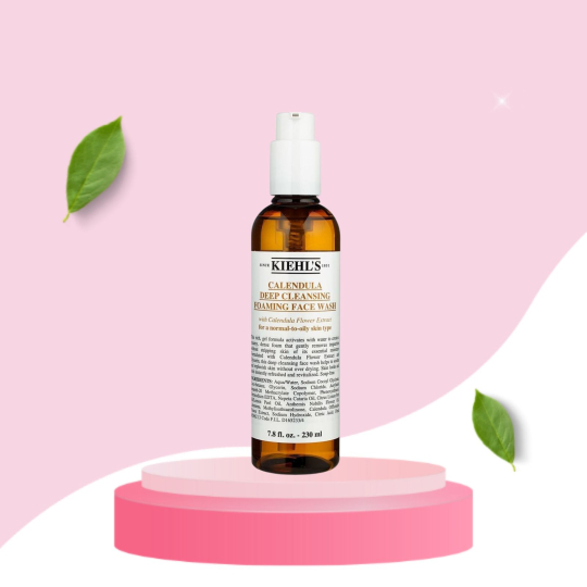 Sữa Rửa Mặt Kiehl's Hoa Cúc Làm Sạch Sâu Da 230ml Calendula Deep Cleansing Foaming Face Wash