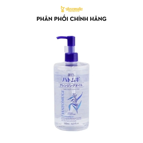 Dầu Tẩy Trang Dưỡng Ẩm Reihaku Hatomugi Cleansing Oil (500ml)