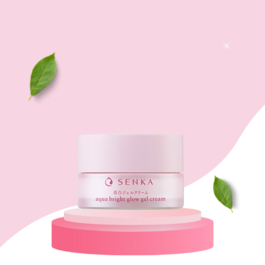 Kem Dưỡng Sáng Da, Mờ Thâm Ban Đêm Senka Aqua Bright Glow Gel Cream