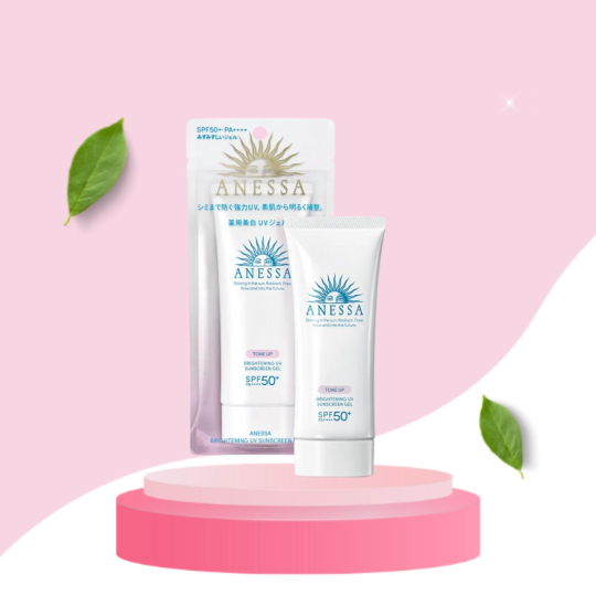 Gel Chống Nắng Dưỡng Trắng, Nâng Tông Anessa Tone Up Brightening UV Sunscreen Gel SPF50+/PA++++ 90g