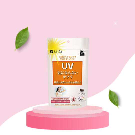 [Thực phẩm bảo vệ sức khỏe] Viên Uống Chống Nắng UV Care Plus Fine Japan 30 Viên