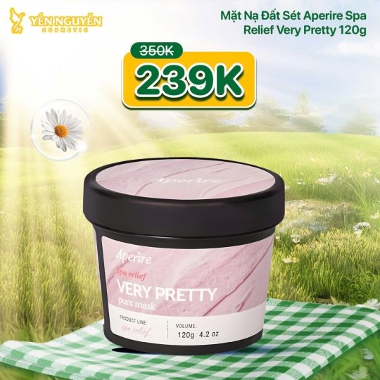 Mặt Nạ Đất Sét Aperire Spa Relief 120g