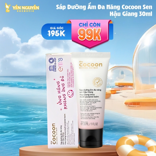 Sáp Dưỡng Ẩm Đa Năng Cocoon Sen Hậu Giang 30ml