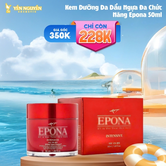 Kem Dưỡng Từ Dầu Ngựa Epona All In One Total Skin Care Intensive 50ml