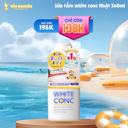 Sữa Tắm Trắng Da White Conc Nhật Bản