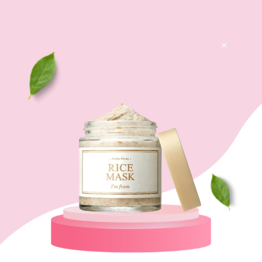 Mặt Nạ Rửa Dưỡng Trắng Da Chiết Xuất Từ Gạo I'm From Rice Mask 110g