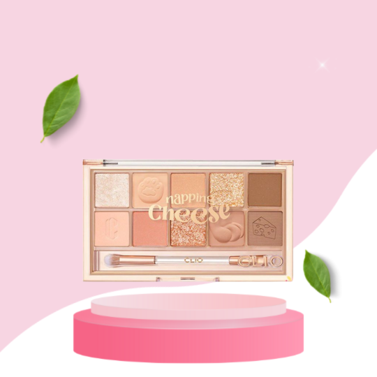 Bảng Phấn Mắt Clio Pro Eye Palette 19 Napping Cheese