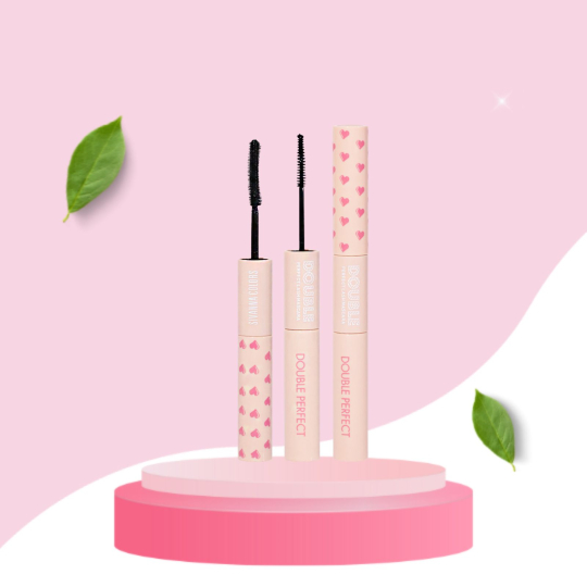 Mascara SIVANNA COLORS - Double Perfect Lash HF937 3.6g+3.6g (2 Đầu - Hộp Hồng)