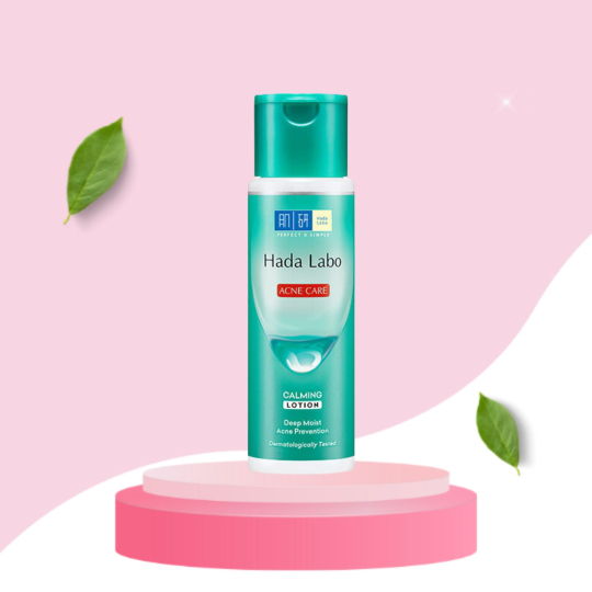 Lotion Hada Labo Dưỡng Ẩm Cho Da Mụn Nhạy Cảm Acne Care Calming 170ml
