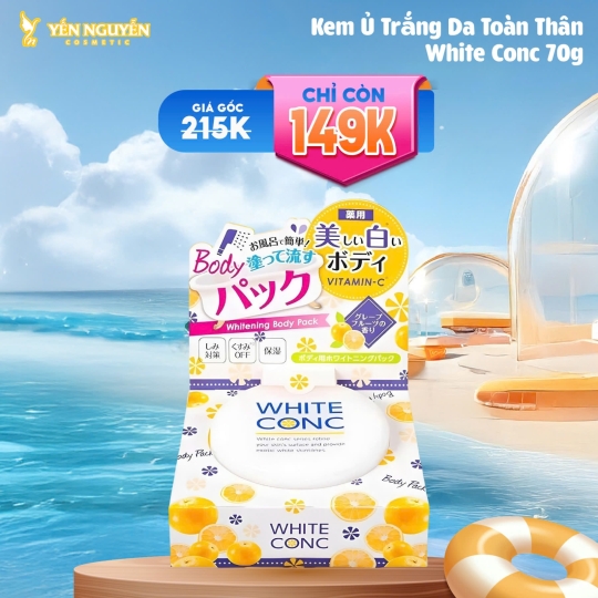 Kem Ủ Trắng Da Toàn Thân White Conc 70g