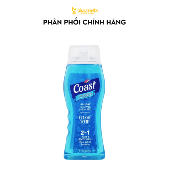 Sữa Tắm Gội Coast Classic Scent 532ml