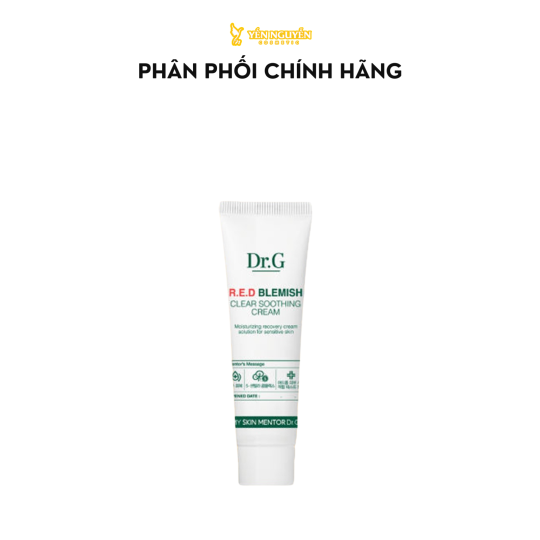 Kem Dưỡng Dr.G R.E.D Blemish Clear Soothing Cream 10ml