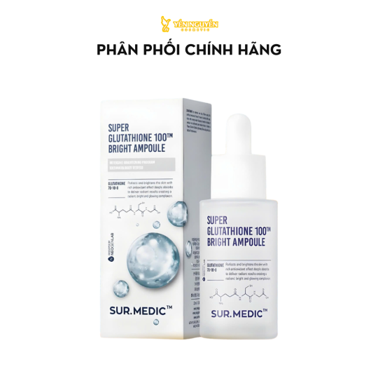 Tinh Chất Sur.Medic Super Glutathione 100 Bright 32ml