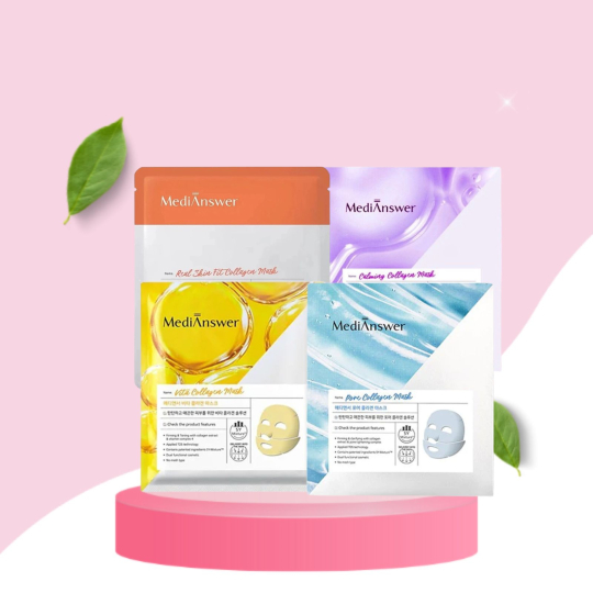 Mặt Nạ Dạng Thạch Collagen Cải Thiện Độ Đàn Hồi Se Khít Lỗ Chân Lông MediAnswer Pore Collagen Mask 37g