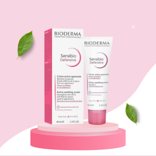Kem Dưỡng Ẩm Làm Dịu Da, Phục Hồi Da Cho Da Nhạy Cảm Bioderma Sensibio Defensive Cream 40ml