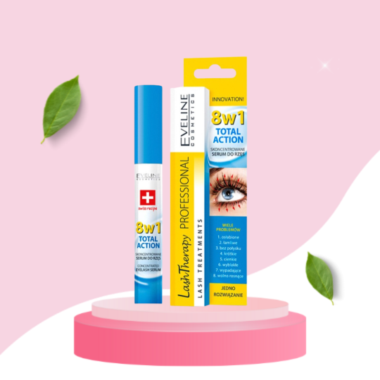 Dưỡng Mi Eveline 8 in 1 Total Action Lash Therapy Professional