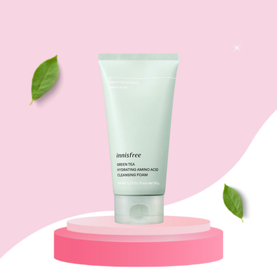 Sữa Rửa Mặt Trà Xanh Innisfree Green Tea Hydrating Amino Acid 150ml