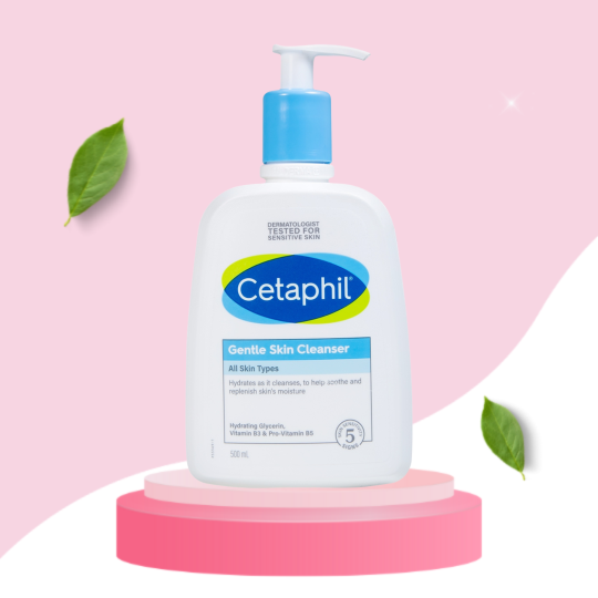 Sữa Rửa Mặt Cetaphil Gentle Skin Cleanser (500ml) Dịu Nhẹ Cho Da Nhạy Cảm