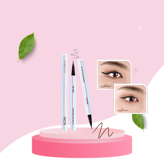 Bút Kẻ Mắt Nước VACOSI 24H Không Lem #01 Đen