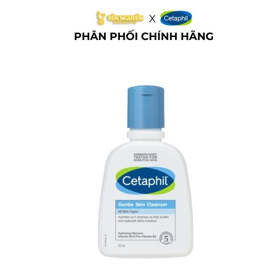 Sữa Rửa Mặt Cetaphil Gentle Skin Cleanser (125ml) Dịu Nhẹ, Lành Tính Với Mọi Loại Da