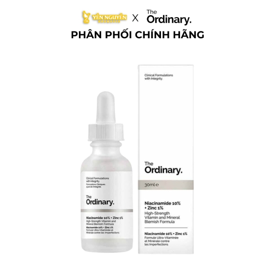 Tinh Chất Hỗ Trợ Giảm Thâm Mụn, Làm Sáng Da The Ordinary Niacinamide 10% ZinC 1%