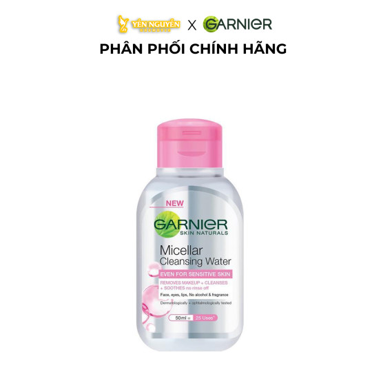 Nước Tẩy Trang Garnier Hồng 50ml