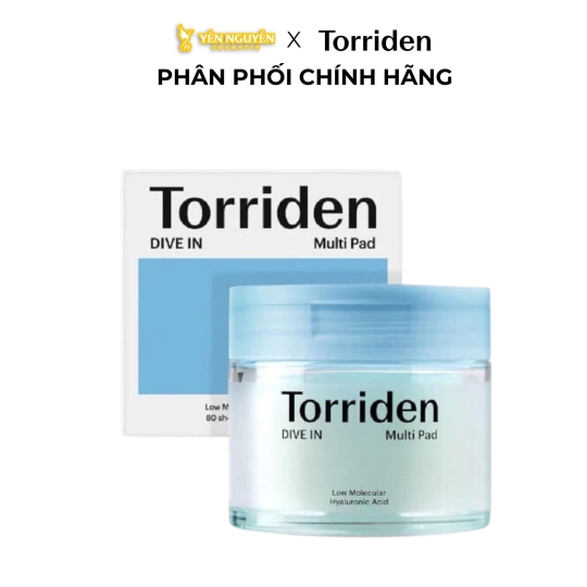 Toner Pad Cấp ẩm, Làm Mềm Mịn Da Torriden DIVE IN Multi Pad 160ml (80 miếng)