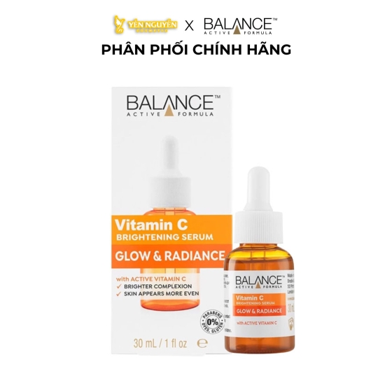 Serum Balance Active Formula Tinh Chất Hỗ Trợ Dưỡng Sáng, Làm Đều Màu Da Balance Active Formula Vitamin C Brightening Serum