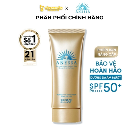 Gel Chống Nắng Chống Trôi, Dưỡng Da Anessa Perfect UV Sunscreen Skincare Gel SPF50+/PA++++