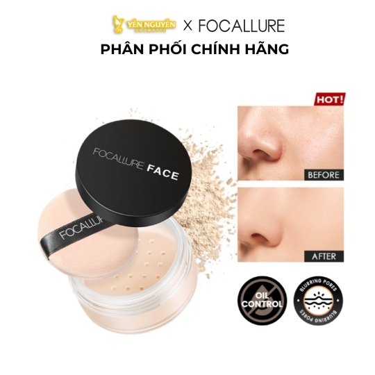 Phấn Phủ Kiềm Dầu Focallure Oilfree Setting Powder FA-15