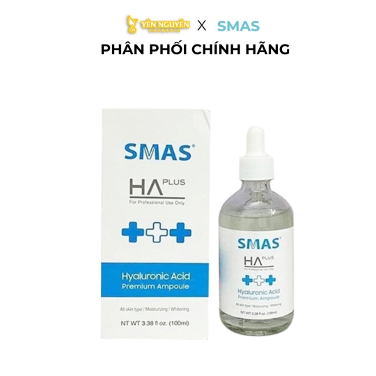 Tinh Chất Cấp Nước Smas Hyaluronic Acid Premium Ampoule 100ml