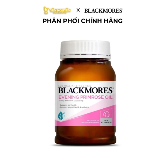 [Thực phẩm bảo vệ sức khỏe] Tinh Dầu Hoa Anh Thảo – Blackmores Evening Primrose (190 viên)