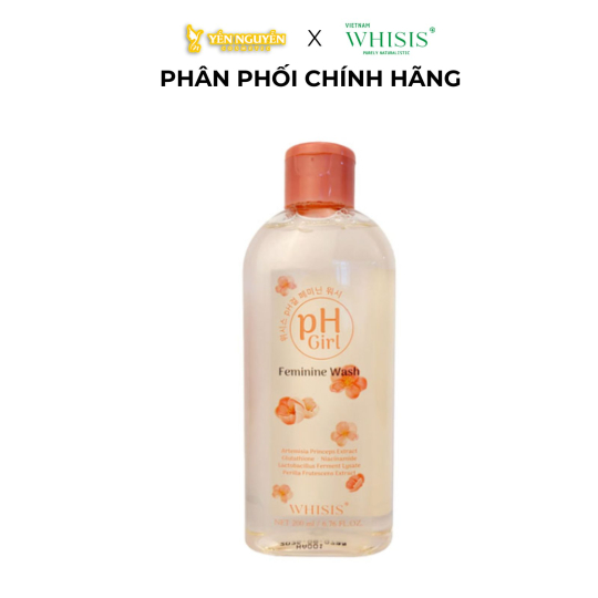 Dung Dịch Vệ Sinh Phụ Nữ Whisis pH Girl Feminine Wash 200ml