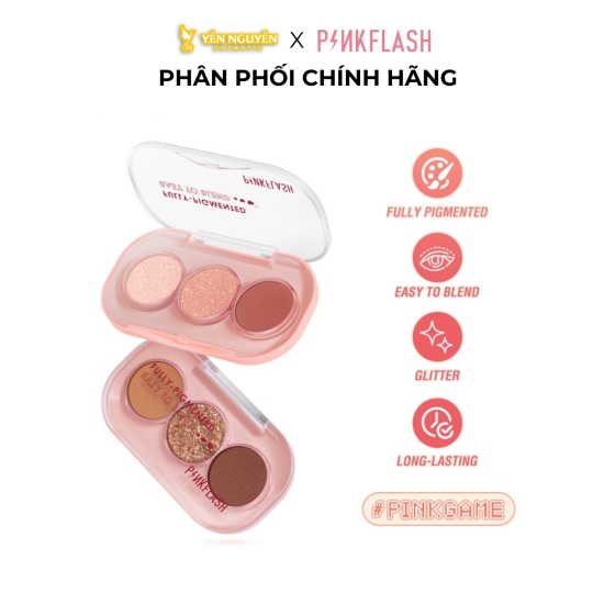 Bảng Phấn Mắt Pinkflash Fully-Pigmented Easy To Blend PF-E23