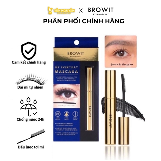 Mascara Browit By Nong Chat My Everyday Chống Nước 5.5g