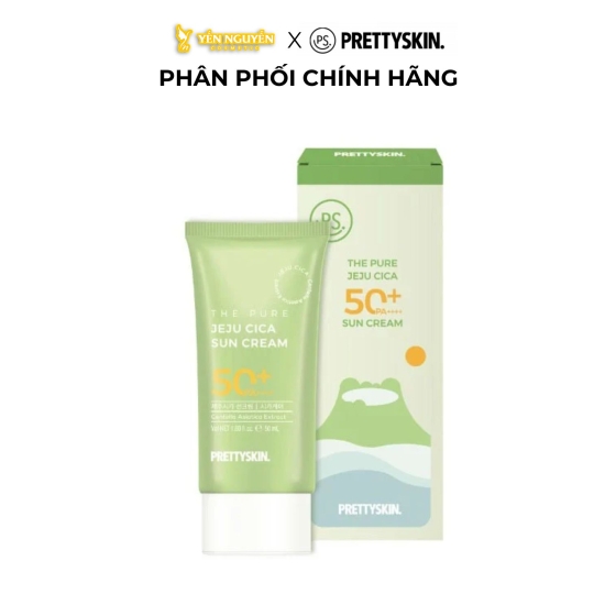 Kem Chống Nắng Prettyskin The Pure Jeju Cica 50+ Sun Cream 50ml