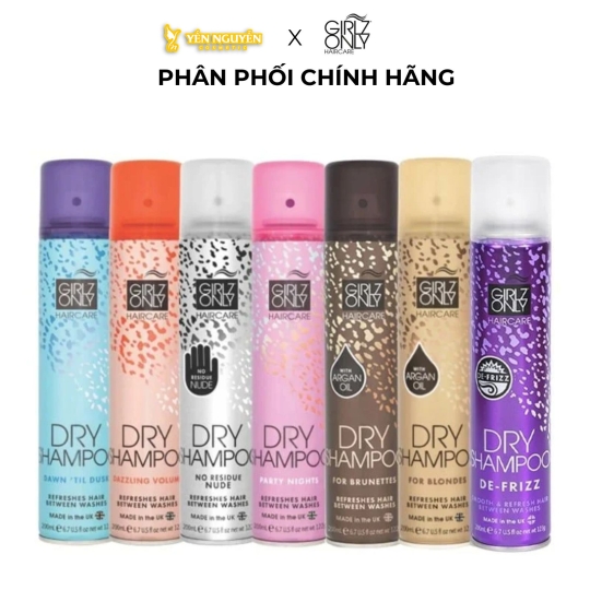 Dầu Gội Khô Girlz Only Dry Shampoo 