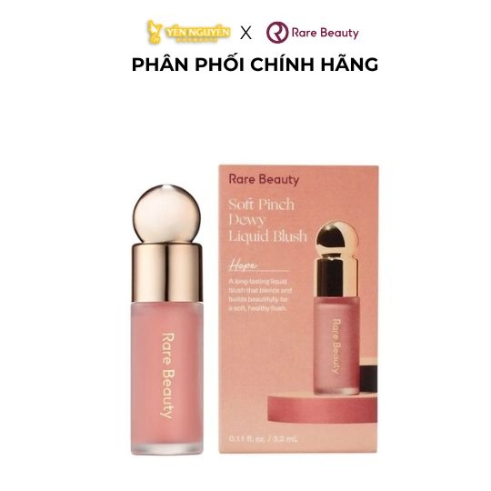 Má Hồng Dạng Kem Rare Beauty Soft Pinch Dewy Liquid Blush Hope