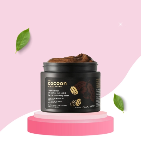 Tẩy Tế Bào Chết Body Cocoon Dak Lak Coffee Body Polish 200ml 