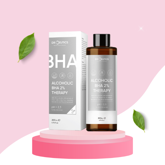 Nước Hoa Hồng Cho Da Dầu DrCeutics Alcoholic BHA 2% Therapy 200ml