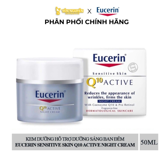 Kem Dưỡng Chống Lão Hoá Ban Đêm Eucerin Q10 Night