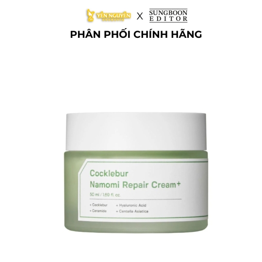 Kem Dưỡng Sungboon Editor Cocklebur Namomi Repair 50ml