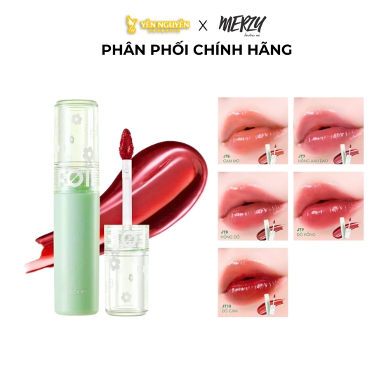 [NEW][JT6-JT10][FOIF by MERZY] Son Tint Bóng Thuần Chay, Ẩm Mọng, Bền Màu FOIF Juicy Fit Tint 3g