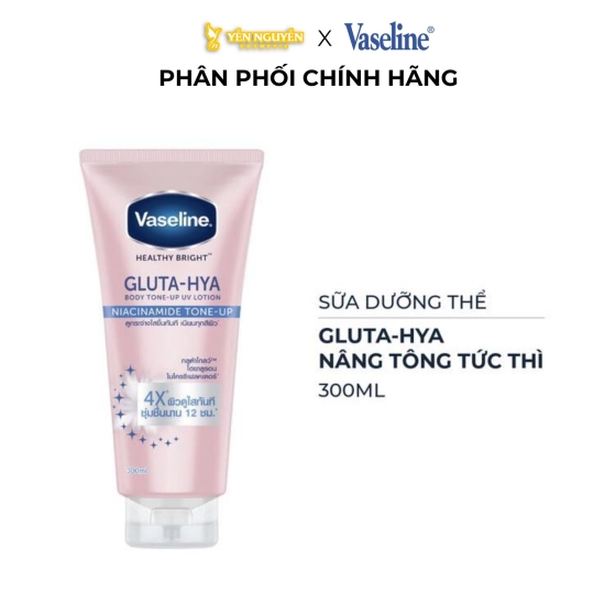 Sữa Dưỡng Thể Vaseline Gluta-Hya Niacinamide Tone-up 300ml