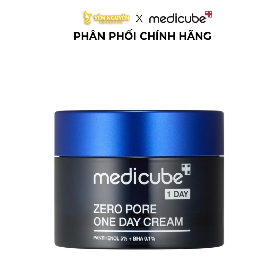Kem Dưỡng Medicube Zero Pore One Day Panthenol 5%+BHA 0.1% 50ml