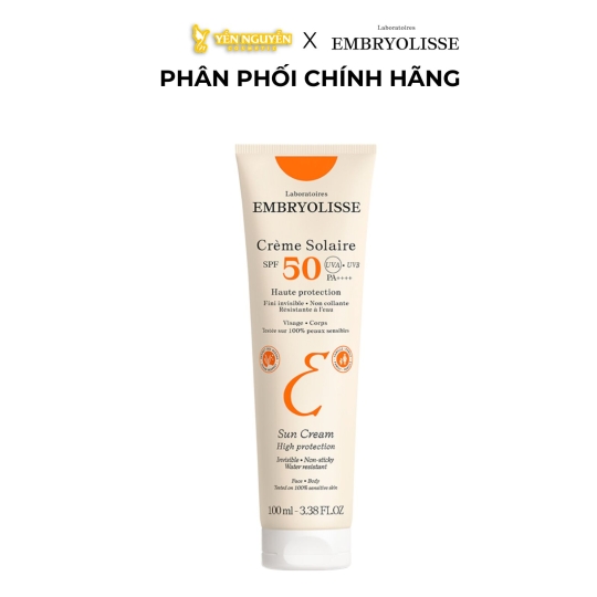 Kem Chống Nắng Embryolisse Creme Solaire SPF 50 PA++++ 100ml