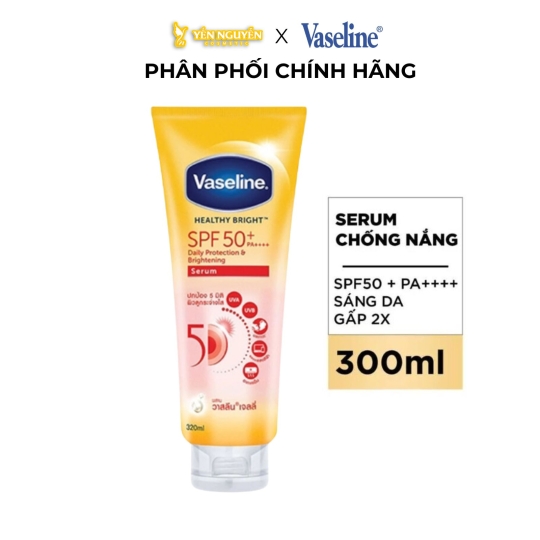 Sữa Dưỡng Thể Vaseline Healthy Bright Spf50+ Daily Protection & Brightening 